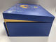 파란색 MDF 종이 선물 상자 화장품용 자기 상자 포장