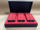 빨간색 종이 선물 상자 직사각형 판톤 인쇄 된 고지 선물 상자