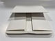 엠보스 된 흰색 포장 상자 CMYK 인쇄 흰색 카드보드 선물 상자